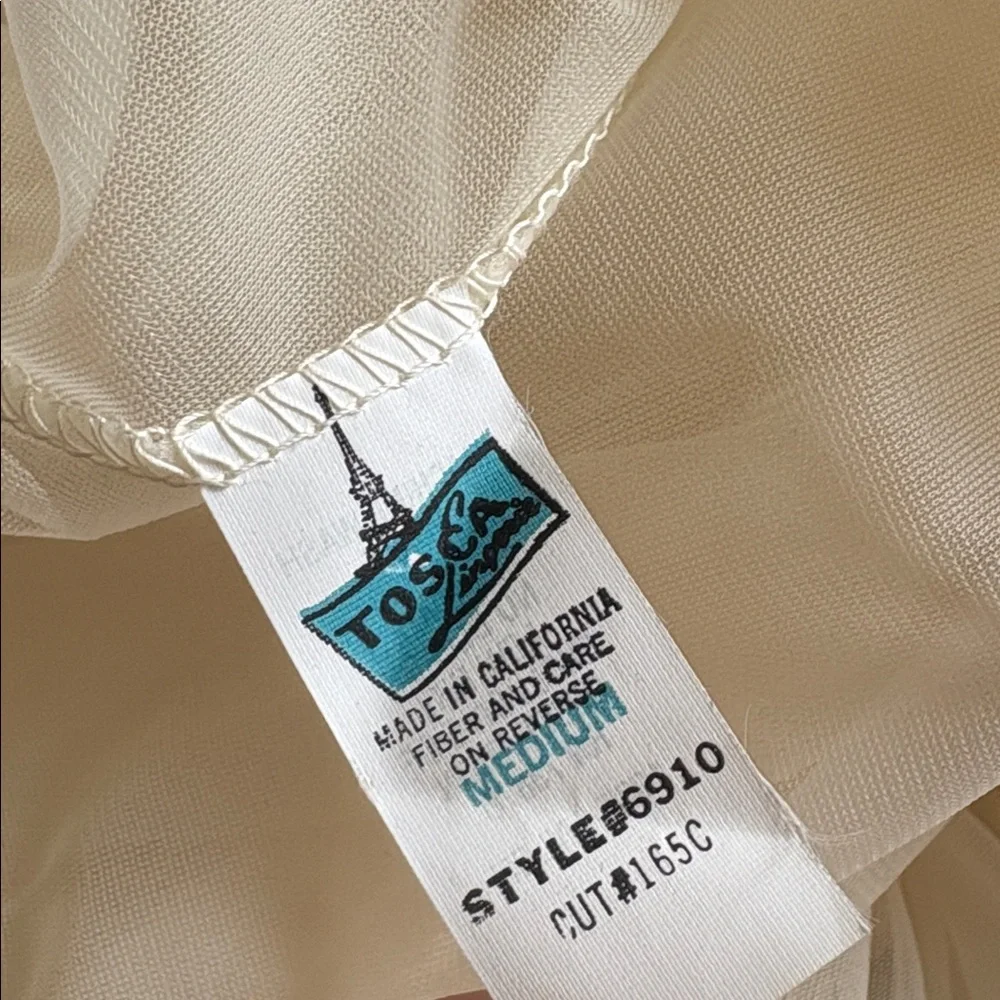 Vintage Tosca Lingeria Dress with Robe Two Piece Set - Picture 2 of 10